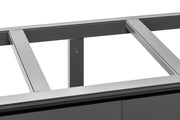 Grey UNS Aluminum Aquarium Stand by Ultum Nature Systems, sturdy and sleek support for fish tanks.