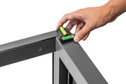 Grey UNS Aluminum Aquarium Stand by Ultum Nature Systems, sturdy and sleek support for fish tanks.
