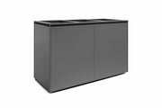 Grey UNS Aluminum Aquarium Stand by Ultum Nature Systems with sturdy frame and modern design for fish tanks.