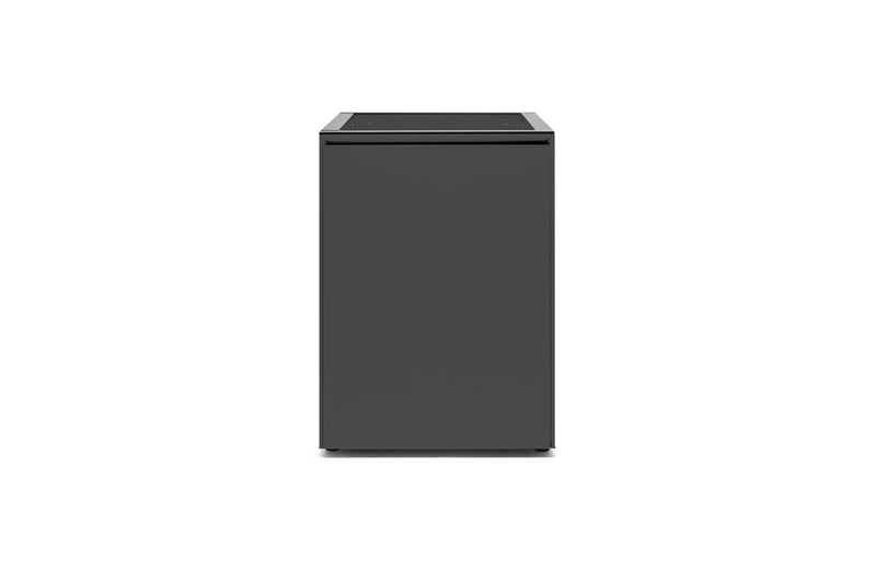Grey UNS Aluminum Aquarium Stand by Ultum Nature Systems with sturdy, sleek metal construction for supporting fish tanks.