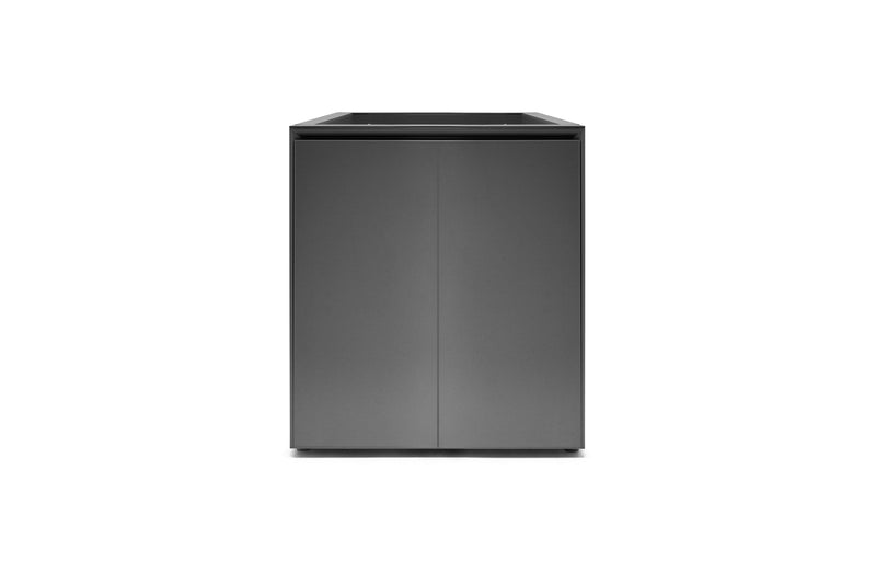 Grey UNS Aluminum Aquarium Stand by Ultum Nature Systems, sturdy and sleek support for fish tanks.