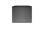 Grey UNS Aluminum Aquarium Stand by Ultum Nature Systems, sturdy metal stand designed to support aquarium tanks.