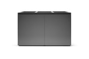 Grey UNS Aluminum Aquarium Stand by Ultum Nature Systems, sturdy and modern design for supporting fish tanks.