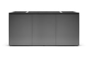 Grey UNS Aluminum Aquarium Stand by Ultum Nature Systems, sturdy and sleek with a modern design for supporting fish tanks.