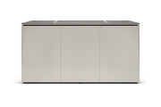 White UNS Aluminum Aquarium Stand by Ultum Nature Systems, sturdy and sleek support for fish tanks.