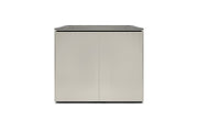 White UNS Aluminum Aquarium Stand by Ultum Nature Systems with sturdy, sleek design for supporting aquariums.