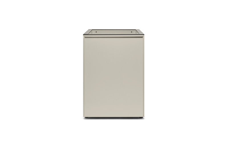White UNS Aluminum Aquarium Stand by Ultum Nature Systems, sturdy and sleek support for aquatic tanks.