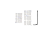 White UNS Aluminum Aquarium Stand by Ultum Nature Systems, sturdy and sleek with a modern design for supporting fish tanks.