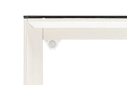 White UNS Aluminum Aquarium Stand by Ultum Nature Systems, sturdy and sleek support for fish tanks, shown with a clean, modern design.