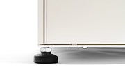 White UNS aluminum aquarium stand by Ultum Nature Systems with a sturdy, sleek design, supporting fish tanks securely.