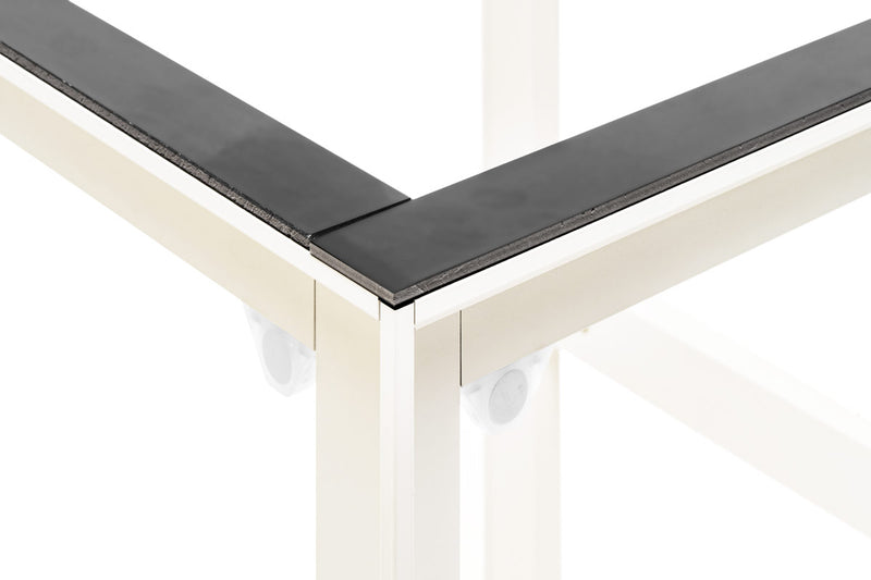 White UNS Aluminum Aquarium Stand by Ultum Nature Systems with sturdy metal construction and sleek design for supporting fish tanks