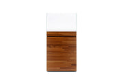 UNS Aquarium Stand and Tank Combo - Natural Wood Aquarium Stand - Buce Plant