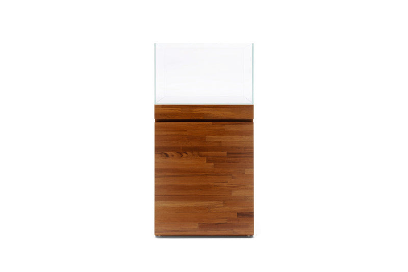 UNS Aquarium Stand and Tank Combo - Natural Wood Aquarium Stand - Buce Plant