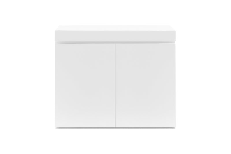 UNS Aquarium Stand - Piano White Aquarium Stand - Buce Plant