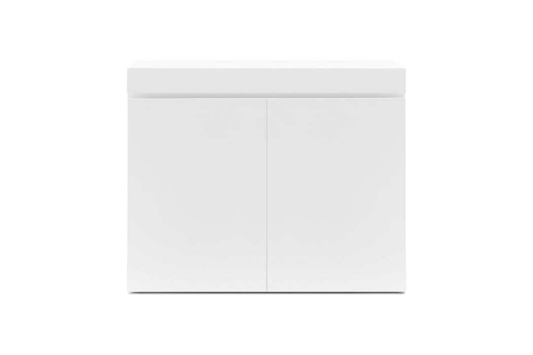 UNS Aquarium Stand - Piano White