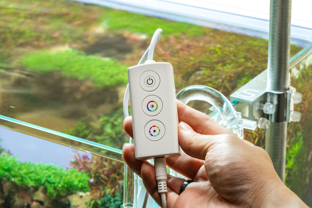 Ultum Nature Systems UNS Atmos inline controller replacement for accessories, showing the compact device with control buttons.