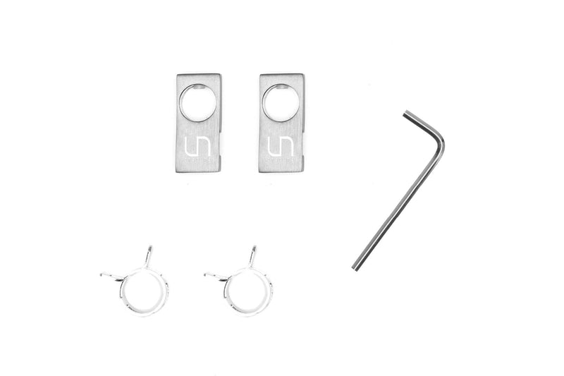 UNSFILTER UNS Blitz stainless steel filter clip set replacement for filter maintenance and secure attachment.