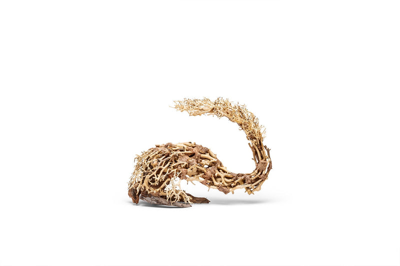 UNSHARDSCAPE UNS Bonsai 001 driftwood piece with natural textured wood and intricate shape, suitable for bonsai or decorative displays.
