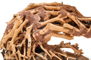 UNSHARDSCAPE UNS Bonsai 001 driftwood piece with natural, textured wood grain on a plain background
