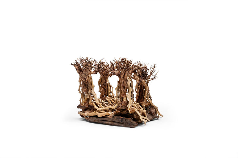 UNSHARDSCAPE UNS Bonsai 003 driftwood piece with natural, twisted wood shape for decorative or bonsai display.