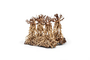 UNS Bonsai 003 driftwood piece from UNSHARDSCAPE, natural textured wood sculpture for bonsai or decorative displays.