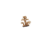 UNS Bonsai 004 driftwood piece by UNSHARDSCAPE, natural wood with intricate curves, ideal for bonsai or decorative displays.