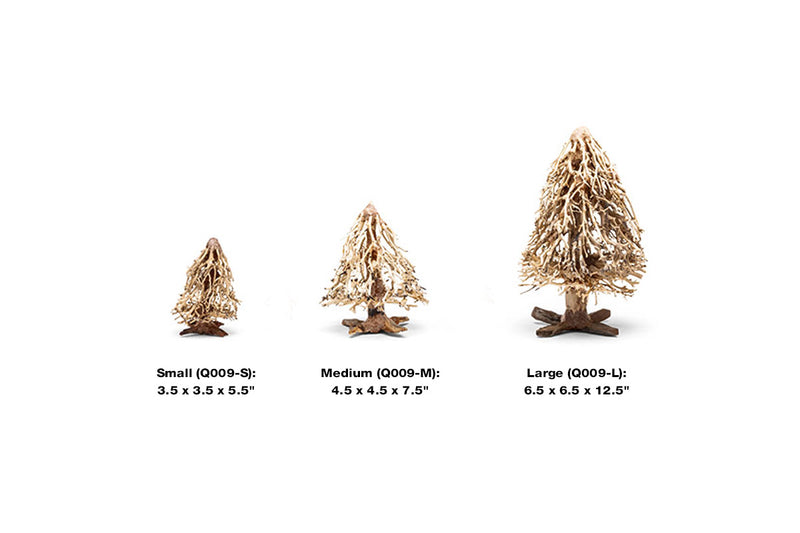UNSHARDSCAPE UNS Bonsai 009 driftwood piece, natural wood sculpture with intricate grain and organic shape for bonsai or decor.