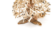 UNS Bonsai 009 driftwood piece from UNSHARDSCAPE, showcasing natural, weathered wood with textured surface for bonsai decoration