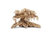 UNSHARDSCAPE UNS Bonsai 017 driftwood piece with intricate natural grain on a plain background.