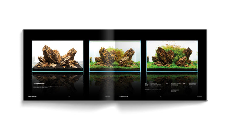 Ultum Nature Systems UNS Catalog Book showing accessories and product details for aquarium and terrarium setups.