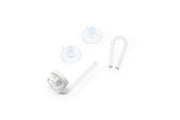 UNSCO2 CO2 diffuser for aquarium, clear plastic device with outlet for CO2 bubble distribution.