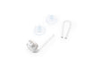 UNSCO2 CO2 diffuser with transparent glass body and black silicone base, designed for aquarium CO2 enrichment.