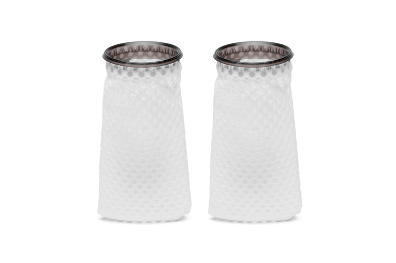 UNSFILTER Dual AIO filter sock replacements for computer cooling, showing two black filter socks with mesh texture.