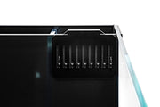 Ultum Nature Systems UNS Dual AIO Intake Guard accessory showing a black metal panel with mounting brackets for PC cooling airflow.