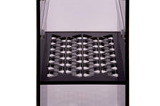 Ultum Nature Systems UNS Dual AIO Media Tower, black accessory with multiple compartments for aquarium media storage and filtration.