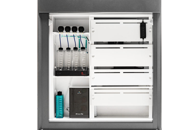 Rimless UNS Frag System R80 aquarium tank by Ultum Nature Systems with clear glass and sleek design for reef setups.