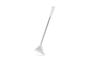 UNSTOOLS UNS Gravel Rake accessory with wide tines for leveling gravel and soil in outdoor landscaping projects.