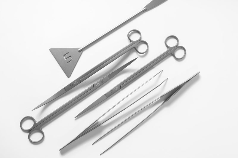 UNS Grey Curved Tip Pinsettes Accessories - Buce Plant