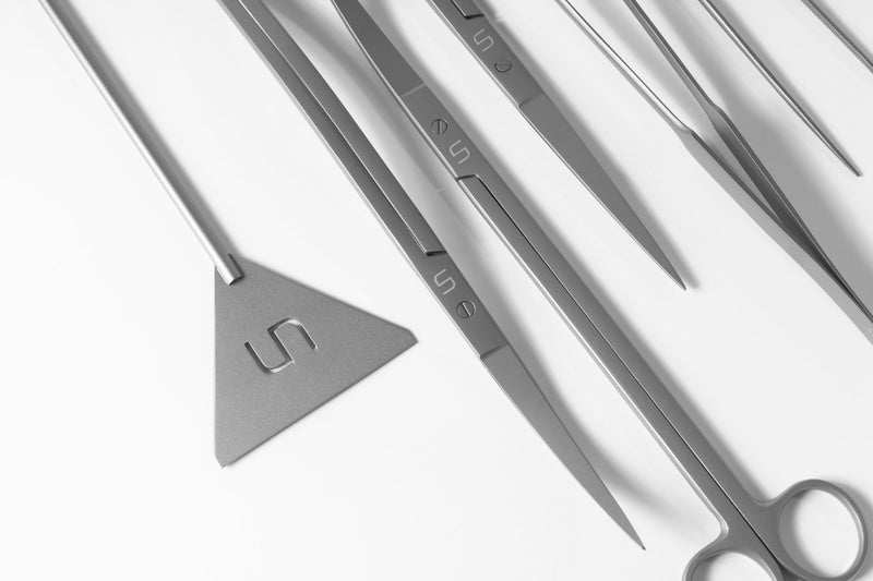 UNS Grey Straight Tip Pinsettes Accessories - Buce Plant