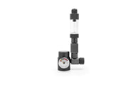 UNS Micro CO2 Regulator Kit with gauges and fittings, designed for precise CO2 regulation in aquarium or brewing setups.