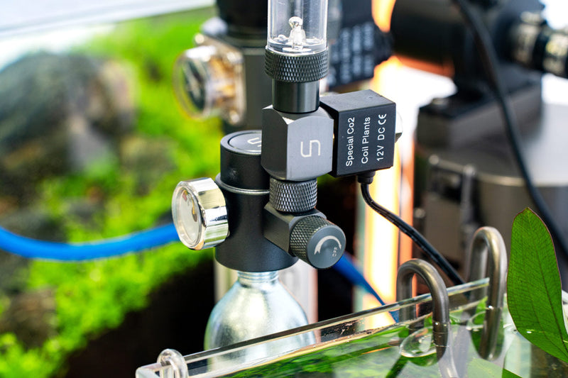 UNS Micro CO2 Solenoid valve for CO2 systems, compact and precise control, with electrical connections visible in the image.