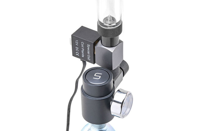 UNS Micro CO2 solenoid valve for controlling CO2 flow in aquarium or industrial applications, compact and reliable.