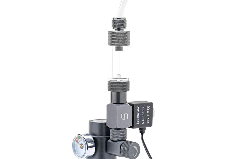 UNS Micro CO2 Solenoid valve for precise CO2 control, compact design, used in aquarium and industrial applications.