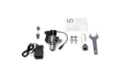UNS Mini Dual Stage CO2 Regulator for precise CO2 pressure control, shown with gauges and fittings on a white background.