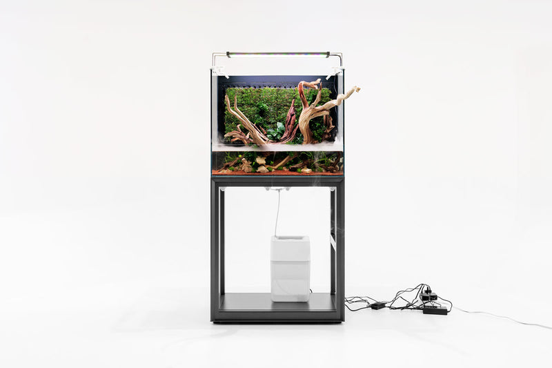 UNS Nimbus Smart Misting System accessory by Ultum Nature Systems, compact device for efficient garden misting.