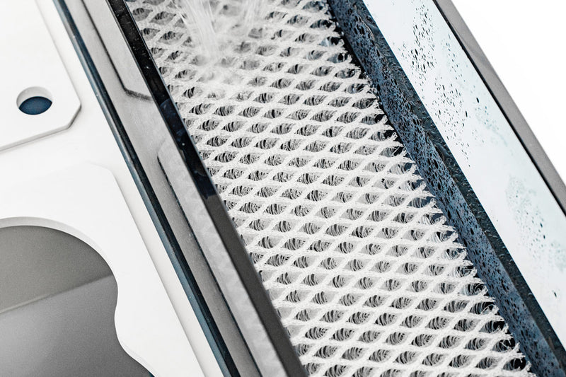 Reef UNS Pre Filter Pad by Ultum Nature Systems, designed for aquarium filtration, showing the foam filter pad in a natural setting.