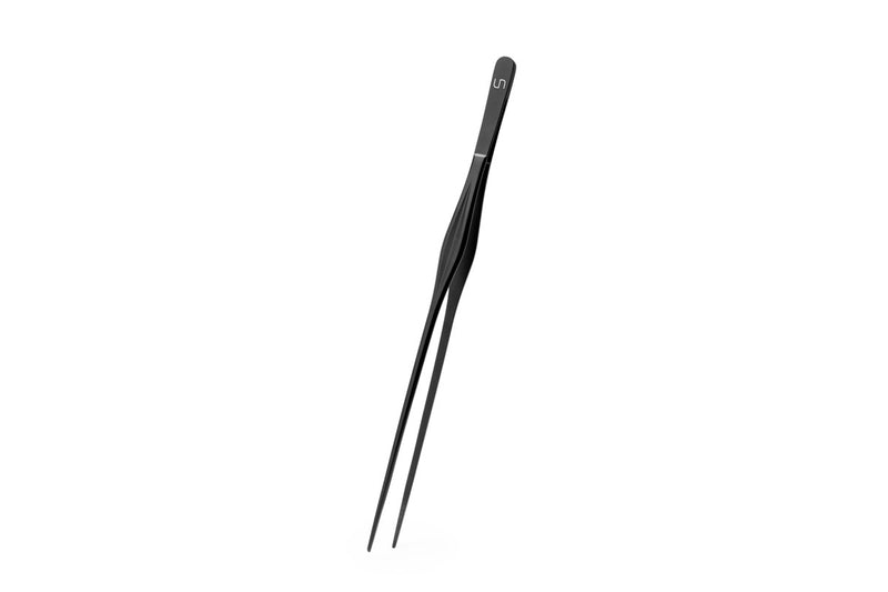 UNS Pro Aquascaping Tools - Black Straight Pinsettes Accessories - Buce Plant