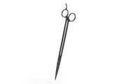 Black UNS Pro Aquascaping Tools straight scissors for precise underwater plant trimming and aquascaping accessories by UNSTOOLS