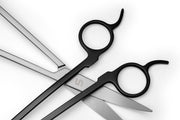 UNSTOOLS UNS Pro Aquascaping Black Wave Scissors for precise plant trimming in freshwater aquariums.