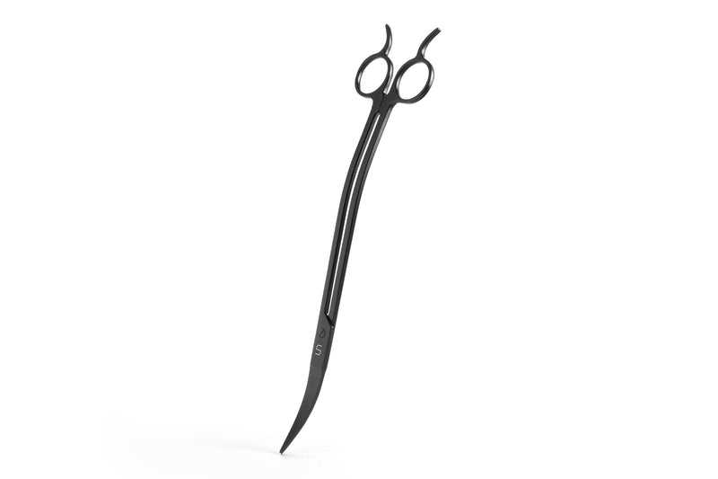 UNSTOOLS UNS Pro Aquascaping Tools Black Wave Scissors for precise aquatic plant trimming and aquascaping accessories.